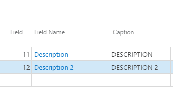 Add or hide columns