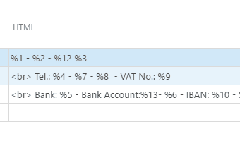 Use HTML-formatted text