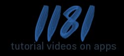 Tutorial videos on apps