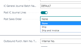 Automated posting of Sales Orders