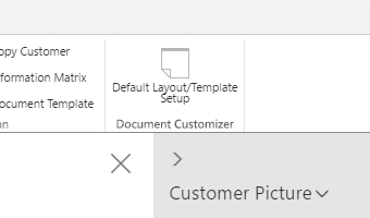 Customer specific templates