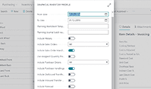 Graphical Inventory Profile for the Planner