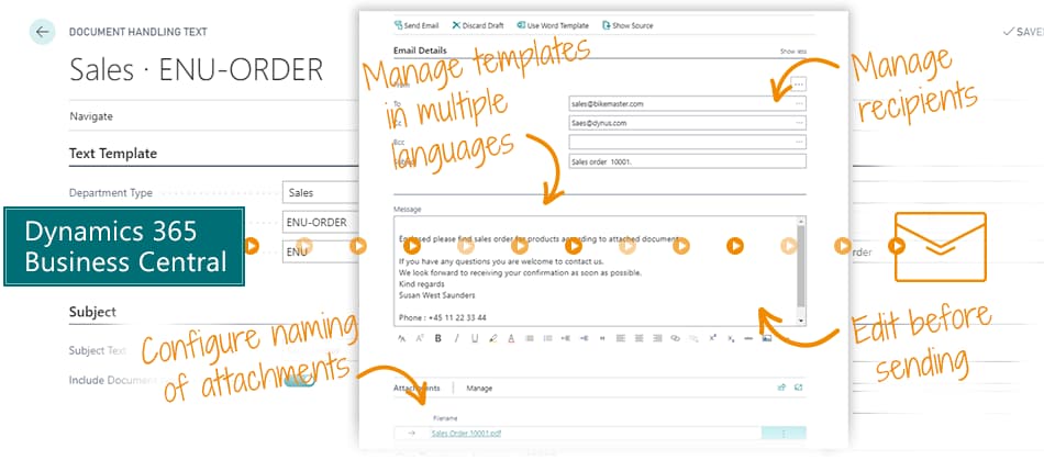 Document Handling para Microsoft Dynamics 365 Business Central