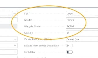 Specifications on pages