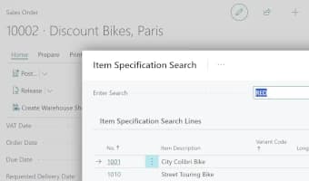 Specification Search