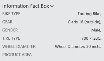 Contextual fact boxes