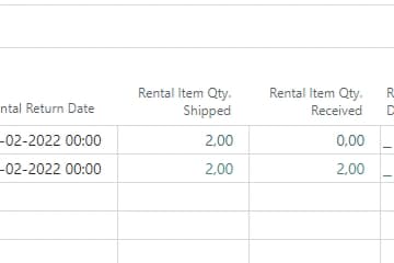 Partial inventory receipts