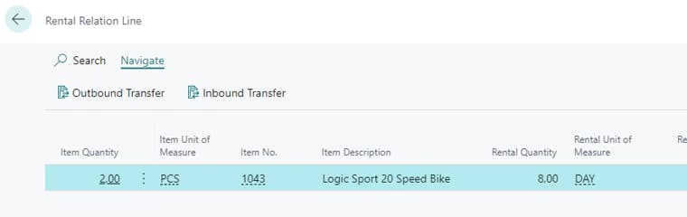 Rent from subcontractors in Dynamics 365 Business Central
