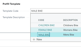 Templates for searching in Dynamics 365 Business Central