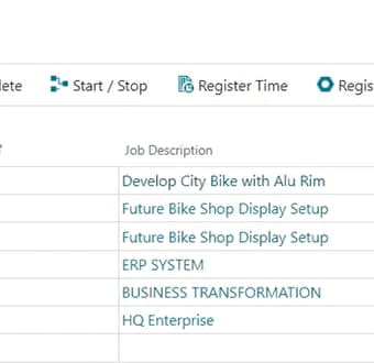 Start / stop time recording