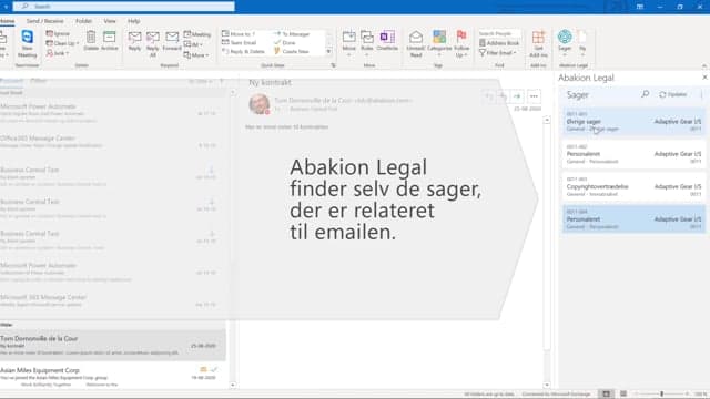 Haga su trabajo en Outlook