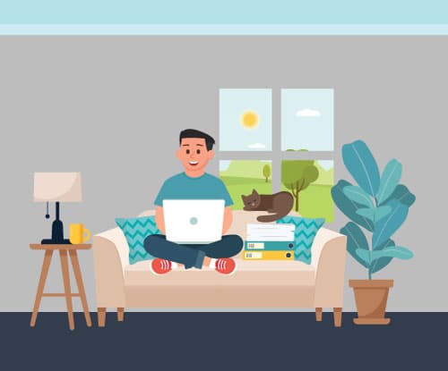 Sans connexion réseau, vous pouvez continuer à travailler sur le dossier et le synchroniser à votre retour au bureau.