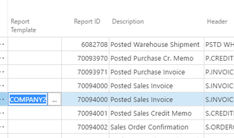 Templates for Dynamics 365 documents