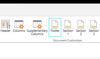 Add sections to documents in Dynamics 365 Business Central