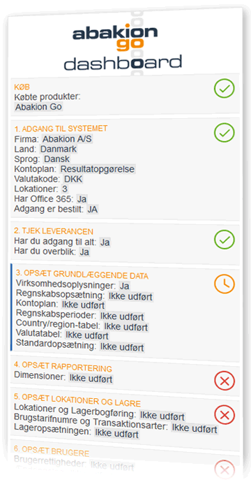 Abakion Go Dashboard til Dynamics 365 Business Central