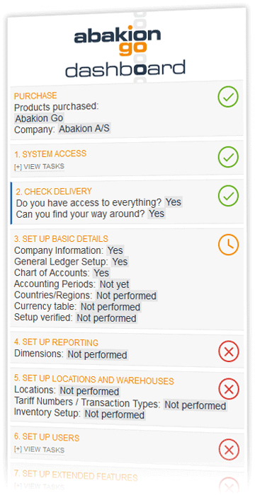 Abakion Go Dashboard for Dynamics 365 Business Central