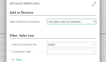 Get suggestions to pack a Container in Dynamics 365 Business Central