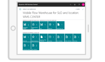 Use Warehouse Mobile from a tablet or mobile device