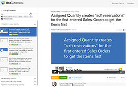 Vea 31 vídeos de guías de usuario sobre Assign Quantity en Use Dynamics