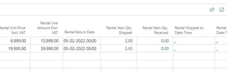 Availability for Rental Management in Dynamics 365 Business Central