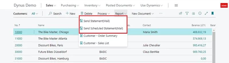 Email signature templates in Dynamics 365 Business Central