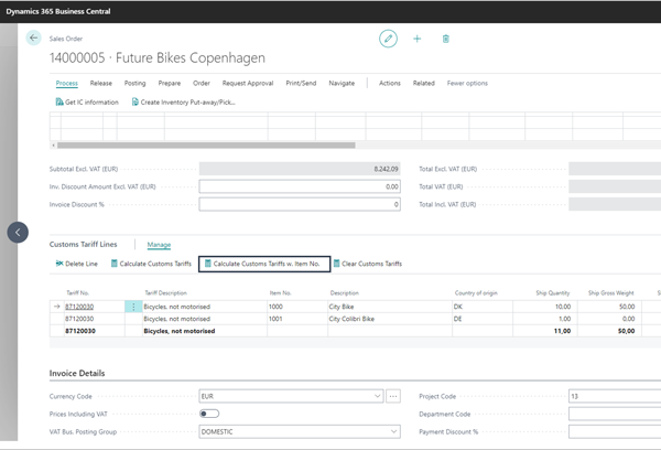 Waybills on Transfer Orders in Dynamics 365 Business Central