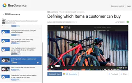 Watch 17 user guide videos about B2B Ecommerce on Use Dynamics