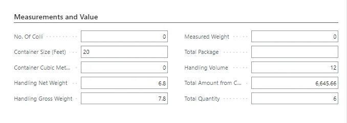 Calculate totals of a Container in Dynamics 365 Business Central